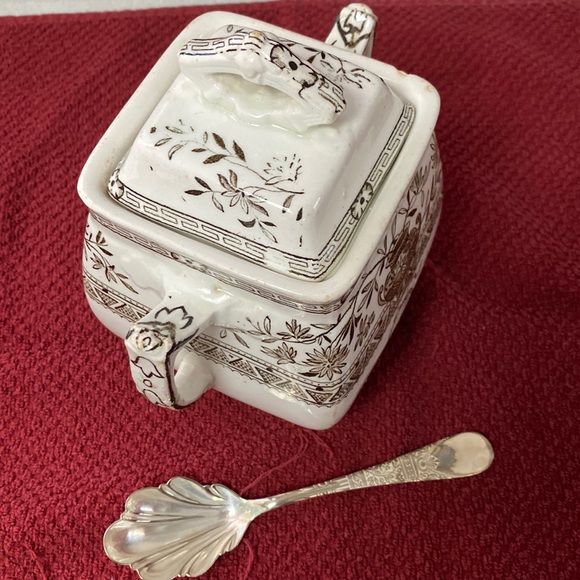 Honfleur Other - Vintage dish with antique spoon